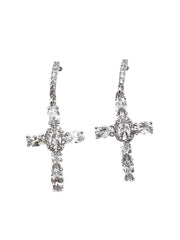 Kors øreringe med bling - ITSEP24 by Krone 1