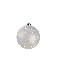 Glas LED Julekugle 412 LED Ø15 cm x 60 cm by Gilde