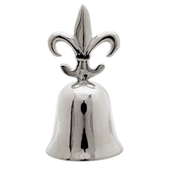 Klokke med lilje Sølv, 5x5x10 cm by Hazenkamp