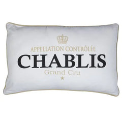 Pude Chablis design hvid 40x60cm by Mars & More