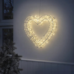 Metal Lys Hjerte Elegant LED Dekoration til hjem og fest by Vel Line