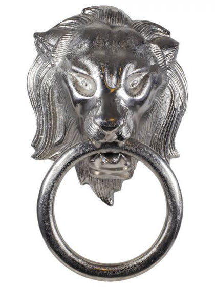 Løve håndklædeholder – Aluminium/Nikkel 21x13x33 cm by CM