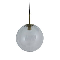 Magdala Loftlampe 40 cm Glas Klar & Guld by Light & Living