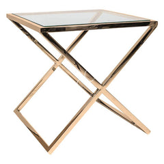 Side table Karlstad SS gold 50x50x50