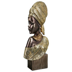 Statue af afrikansk kvinde – Polyresin by GILDE