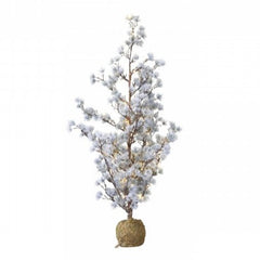 Fleur cedertræ med LED 96 cm Grøn by Chic Antique