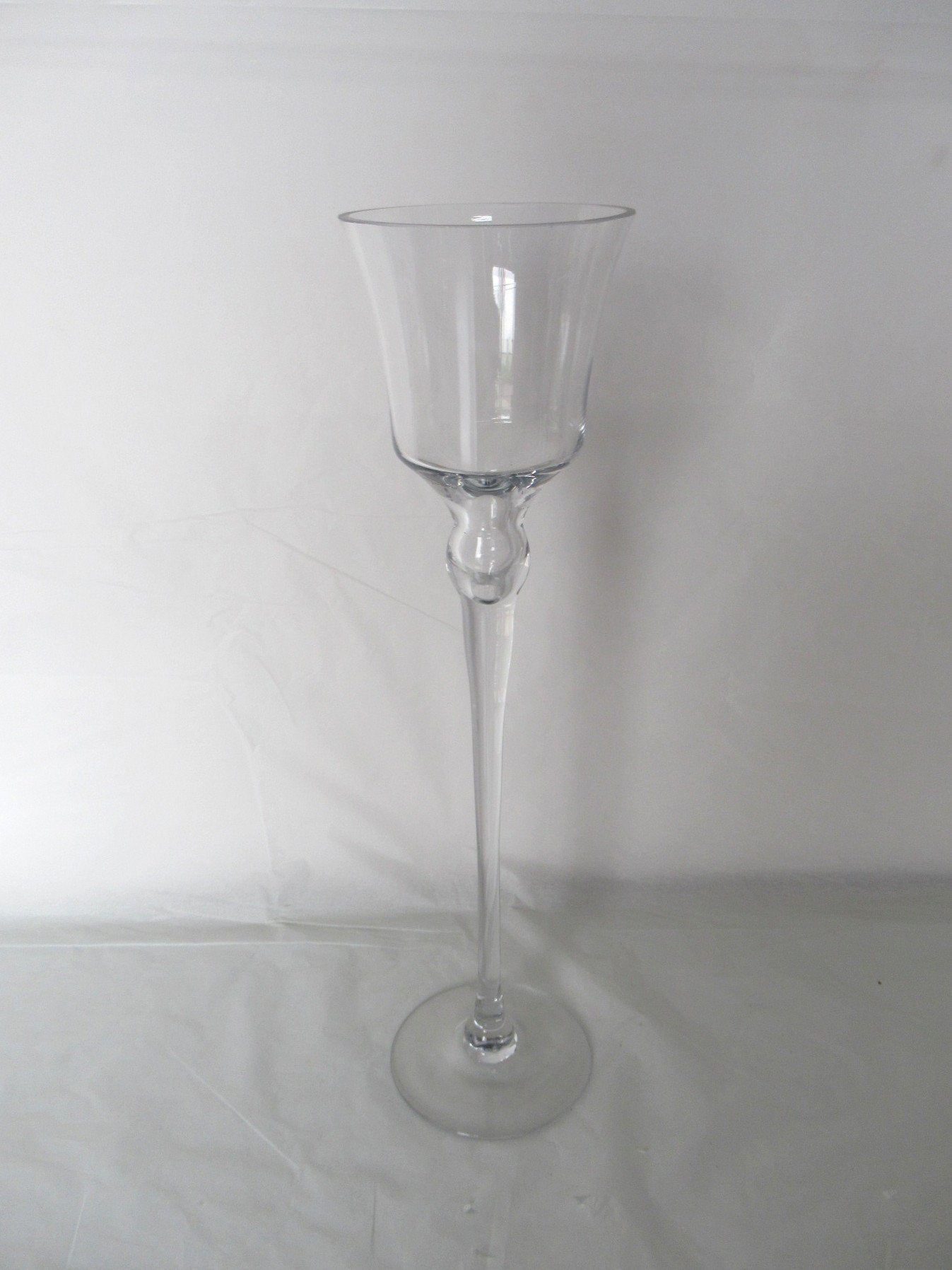 Tealight "Cannes" på fod 50 cm klar by Cormulder