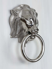 Løve håndklædeholder – Aluminium/Nikkel 21x13x33 cm by CM