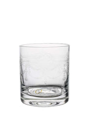 Whiskyglas 280 ml Elegant krystalglas med mønster by T&T