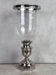 Orkan med glas – ALU/NI 27x27x61 cm by CM