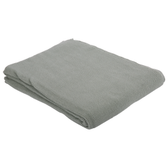 Perlestrikket grønt tæppe 130 x 170 cm by Collect