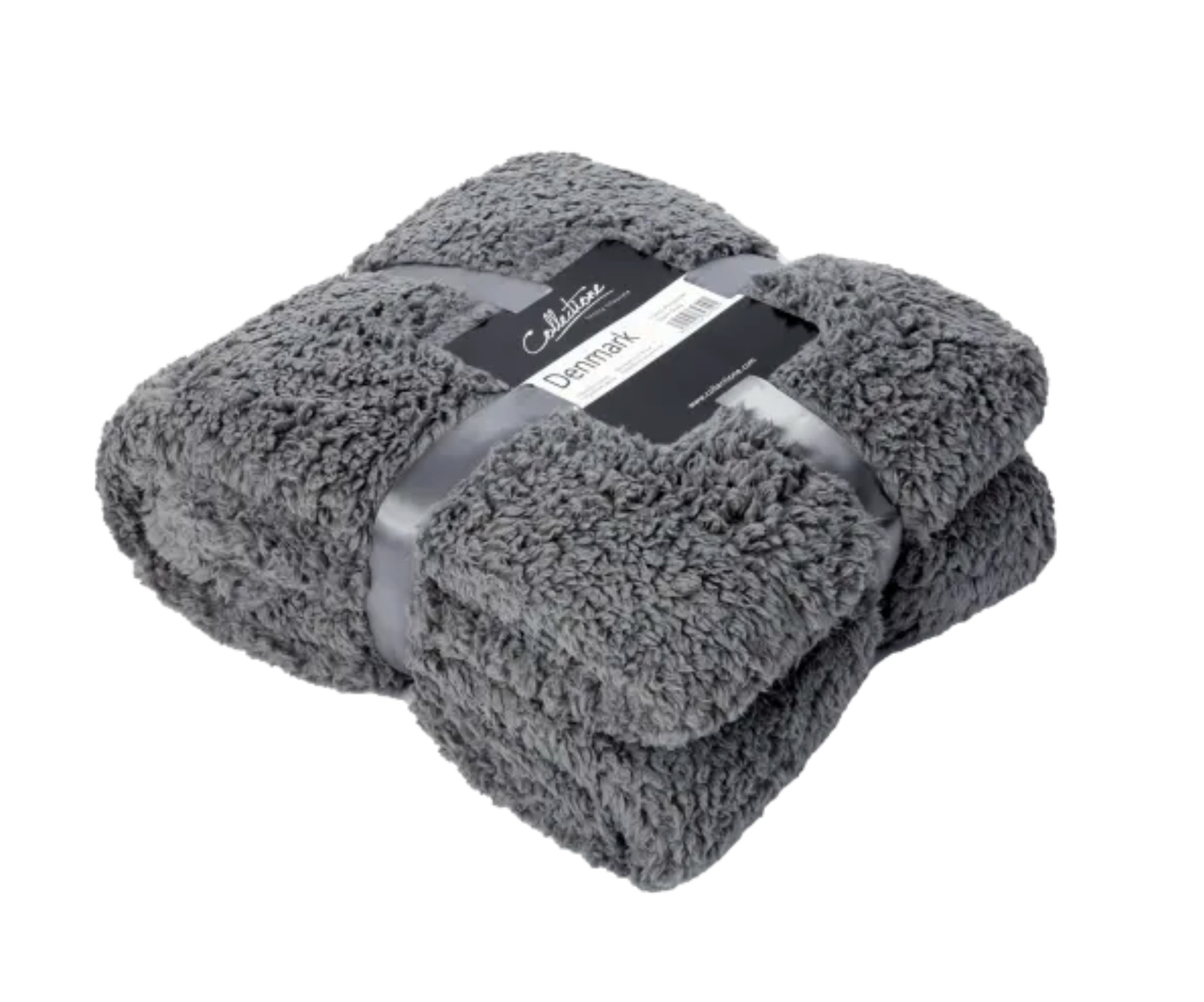 Plaid Denmark 150 x 200 cm Mørkegrå by Collect