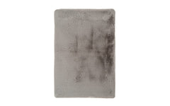 Bademåtte i imiteret pels lysegrå 70cm x 130cm by Collectione