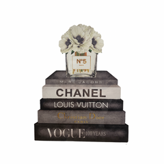 Billede af Anemone på bøger – Moderne vægkunst 40x50x4,5 cm by HK