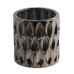 Fyrfadsstage med ovale detaljer 10x9 by Collectione