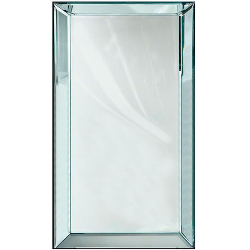 Spejl med facetterede kant 100x200x4.5cm by Hazenkamp