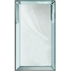 Spejl med facetterede kant 100x200x4.5cm by Hazenkamp