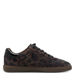Tamaris Sneakers med bling Mocca Leopard
