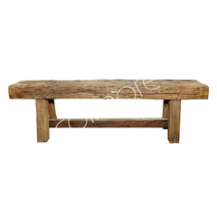 Bench recycled wood 150x26x45cm