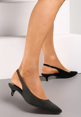 Slingback pumps