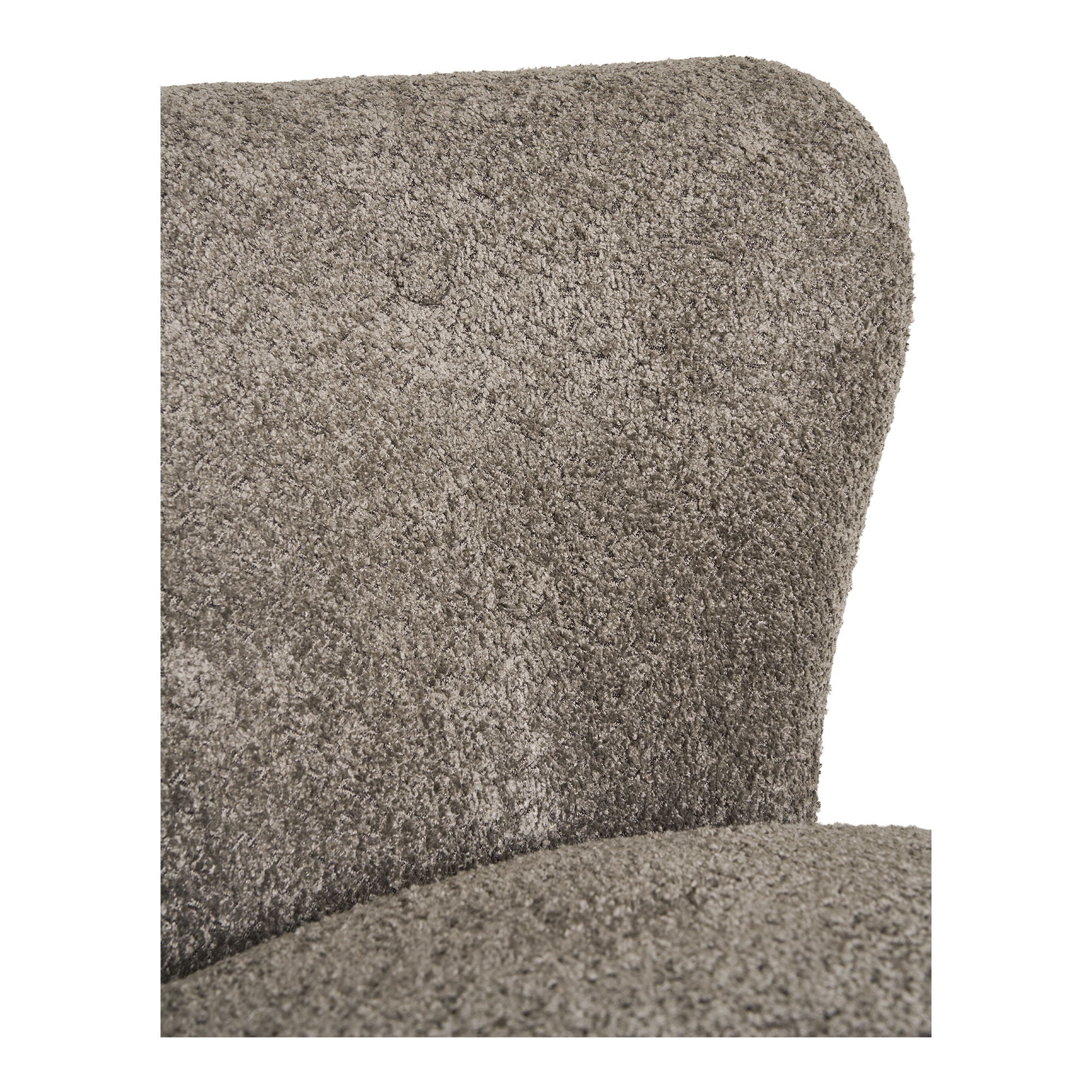 Covelo Loungestol, bouclé, brun/sort,