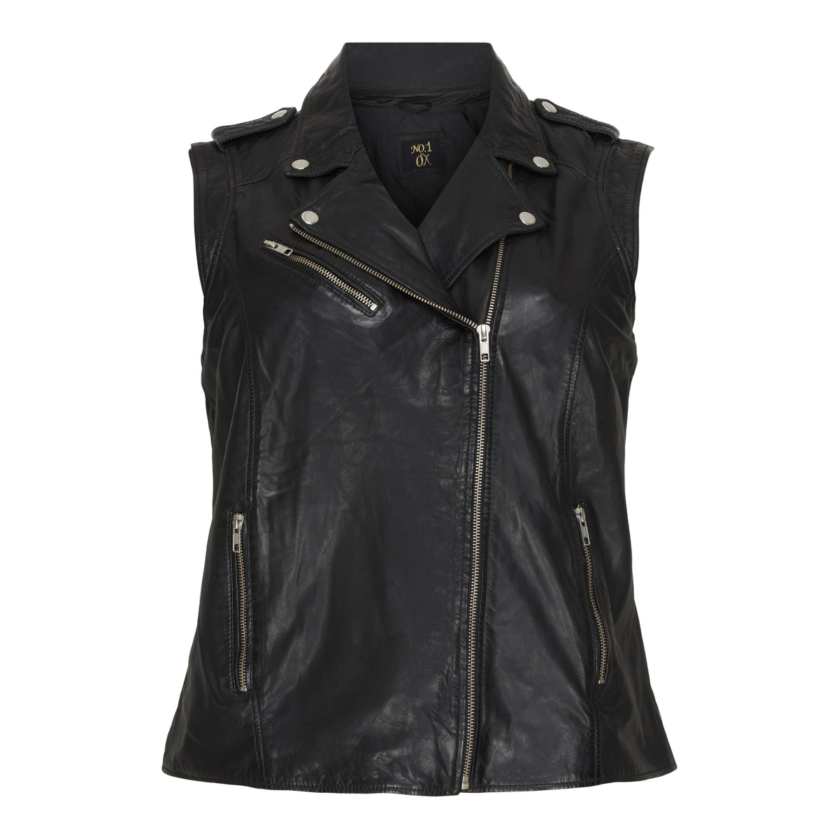 No 1. By Ox Biker waistcoat sort