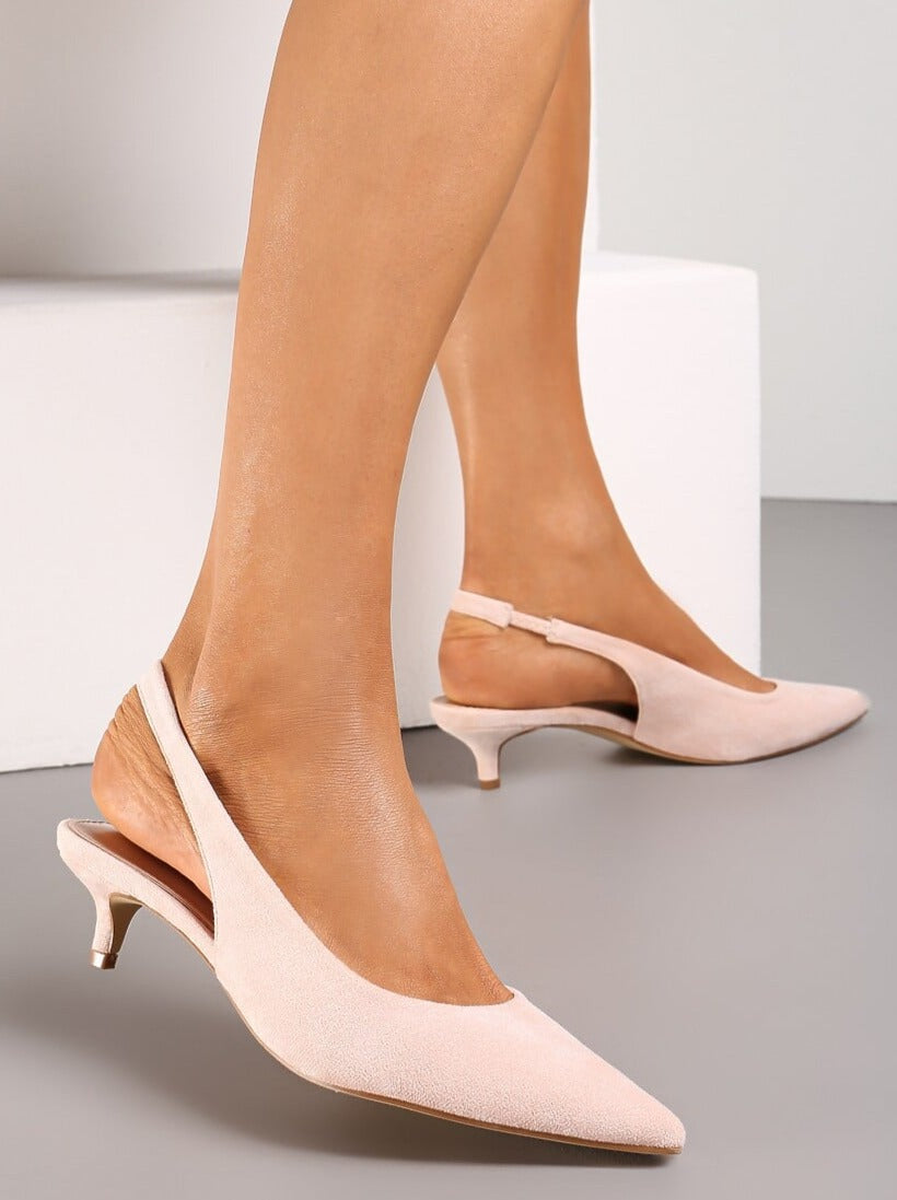 Slingback pumps