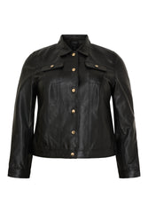 No. 1. By Ox Jeans læderjakke sort