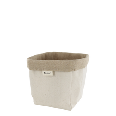 Basket w. fold Éternel H15/L15/W15 cm cream