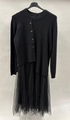 Kjole Med Cardigan - Brystmål 120cm