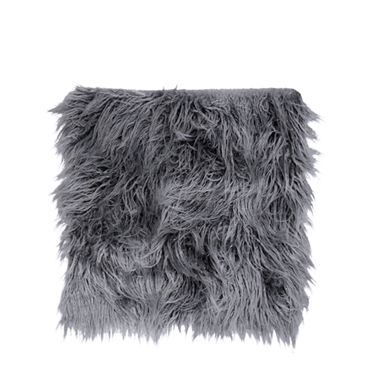 Faux Fur L40/W40 cm dark grey