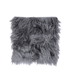 Faux Fur L40/W40 cm dark grey