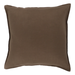 Aix Pillowcase in linen L50/W50 cm walnut