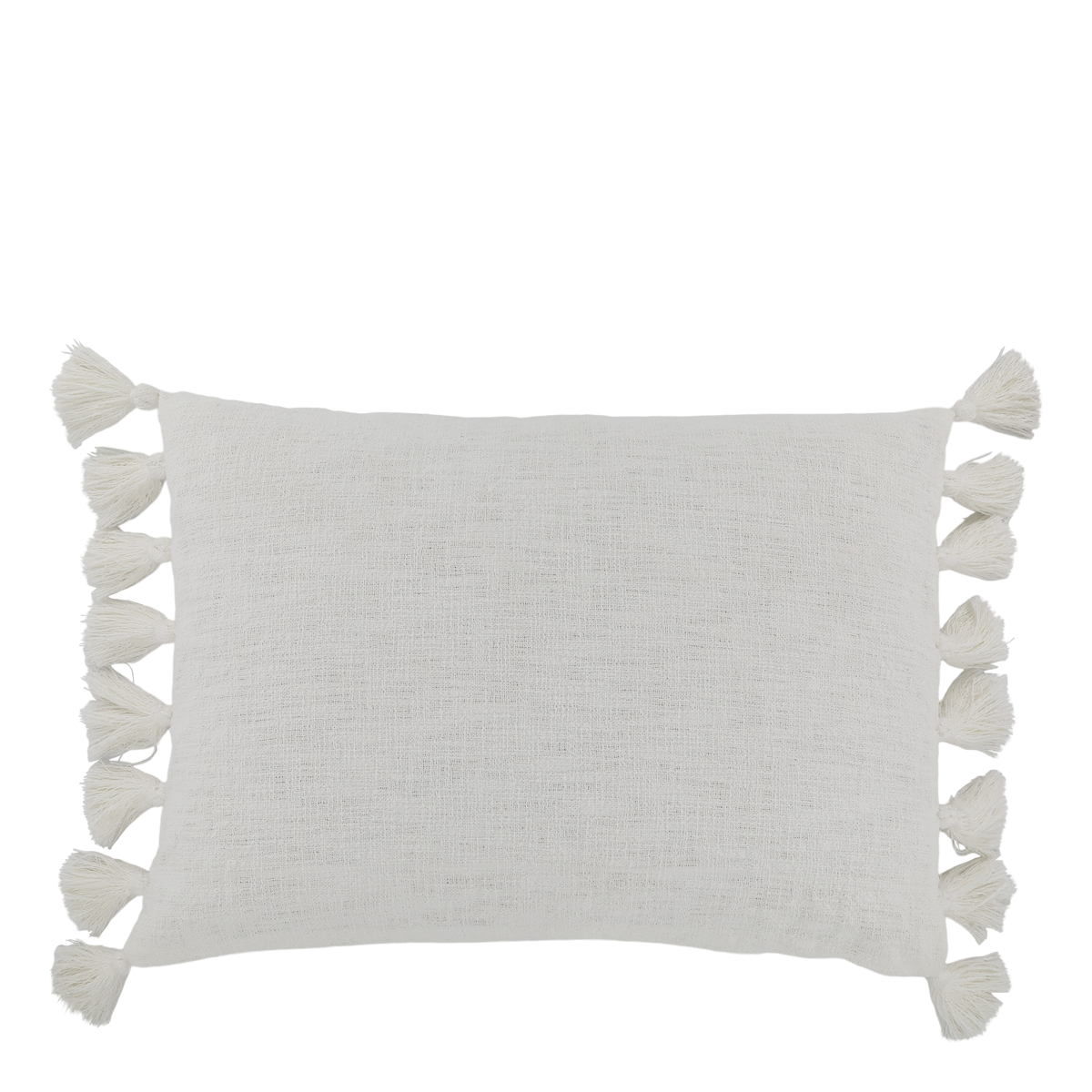 Aix Pillowcase w. tassels L70/W50 cm off white