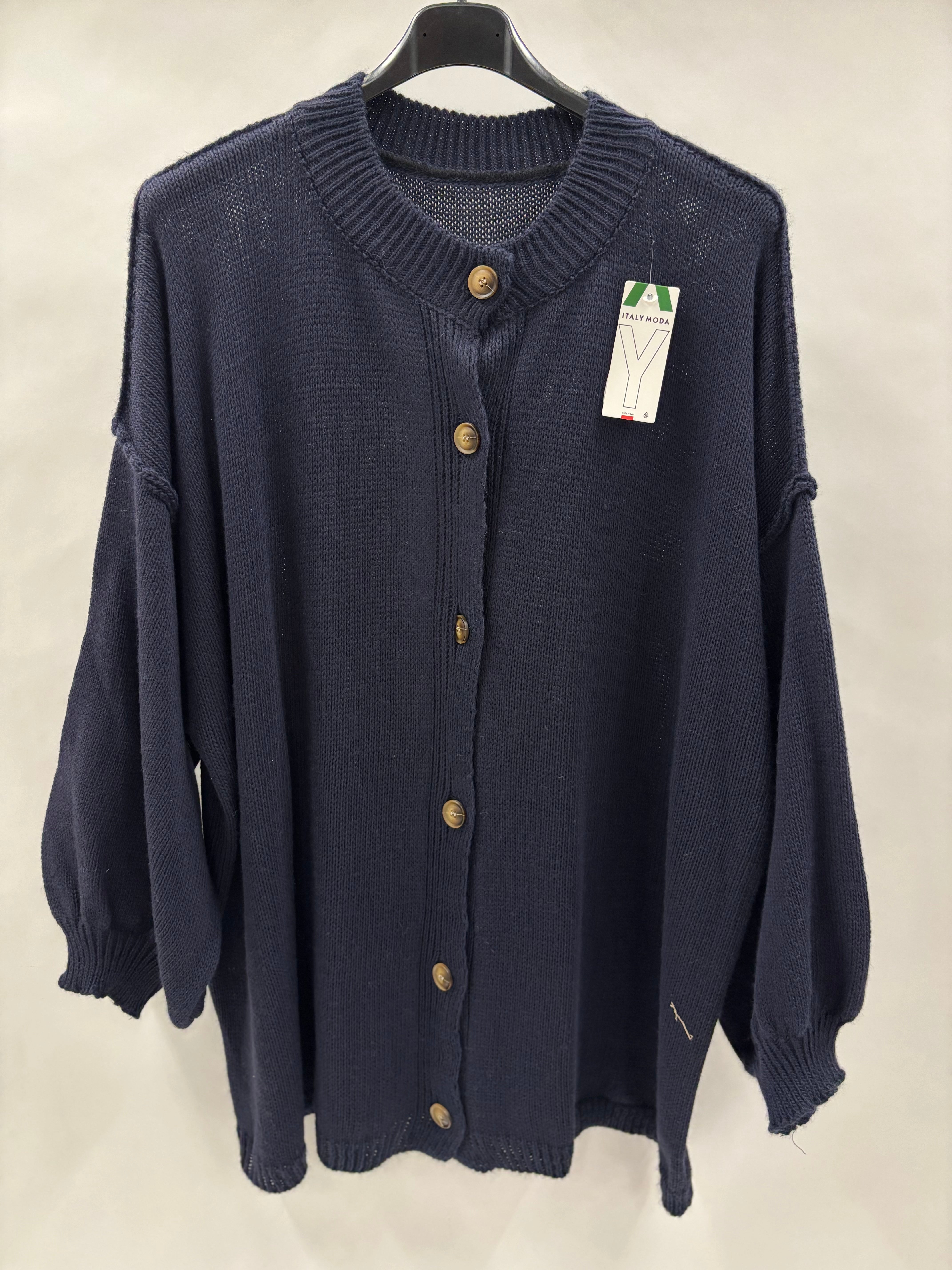 Strikcardigan, Knapper