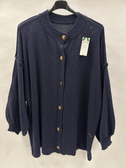 Strikcardigan, Knapper