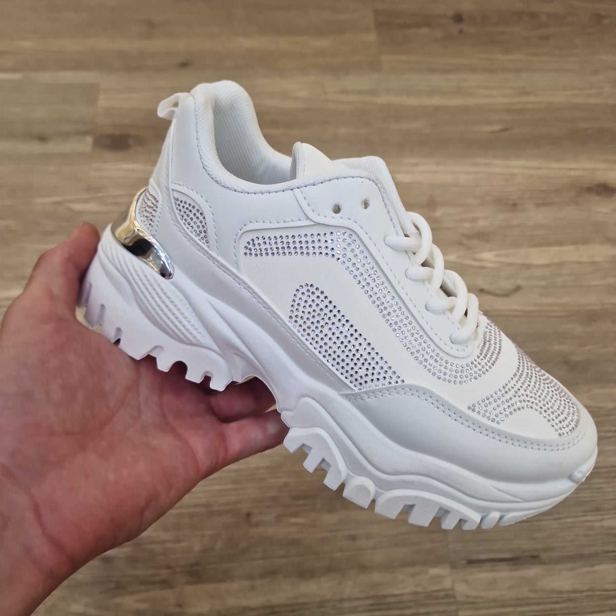 Sneakers med bling