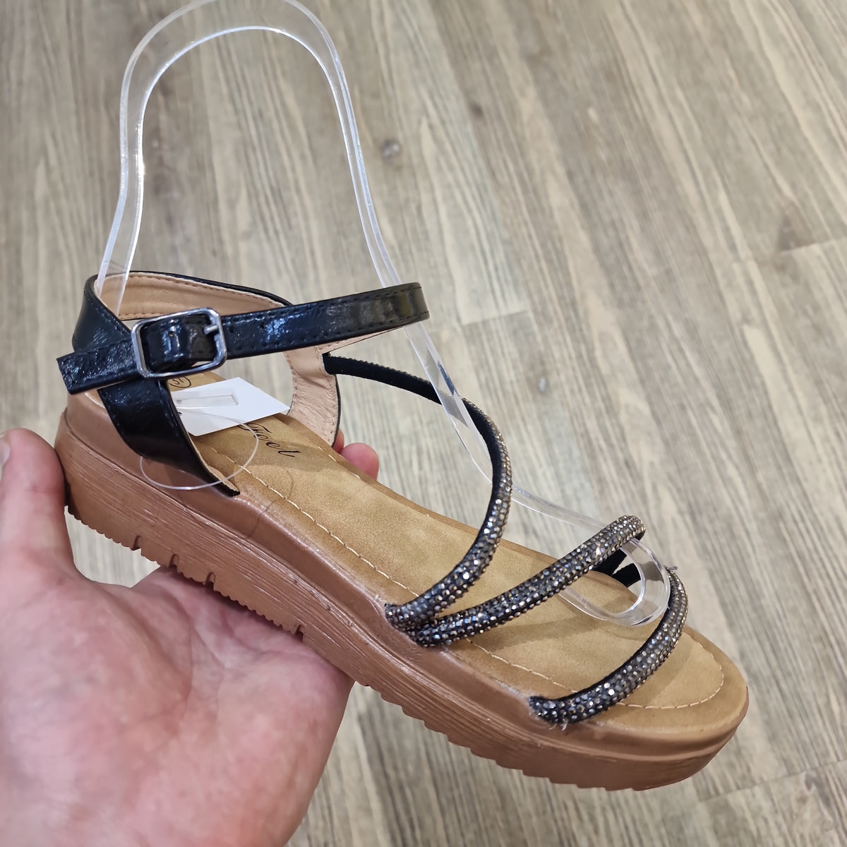 Sandal med bling strop - ingen returret
