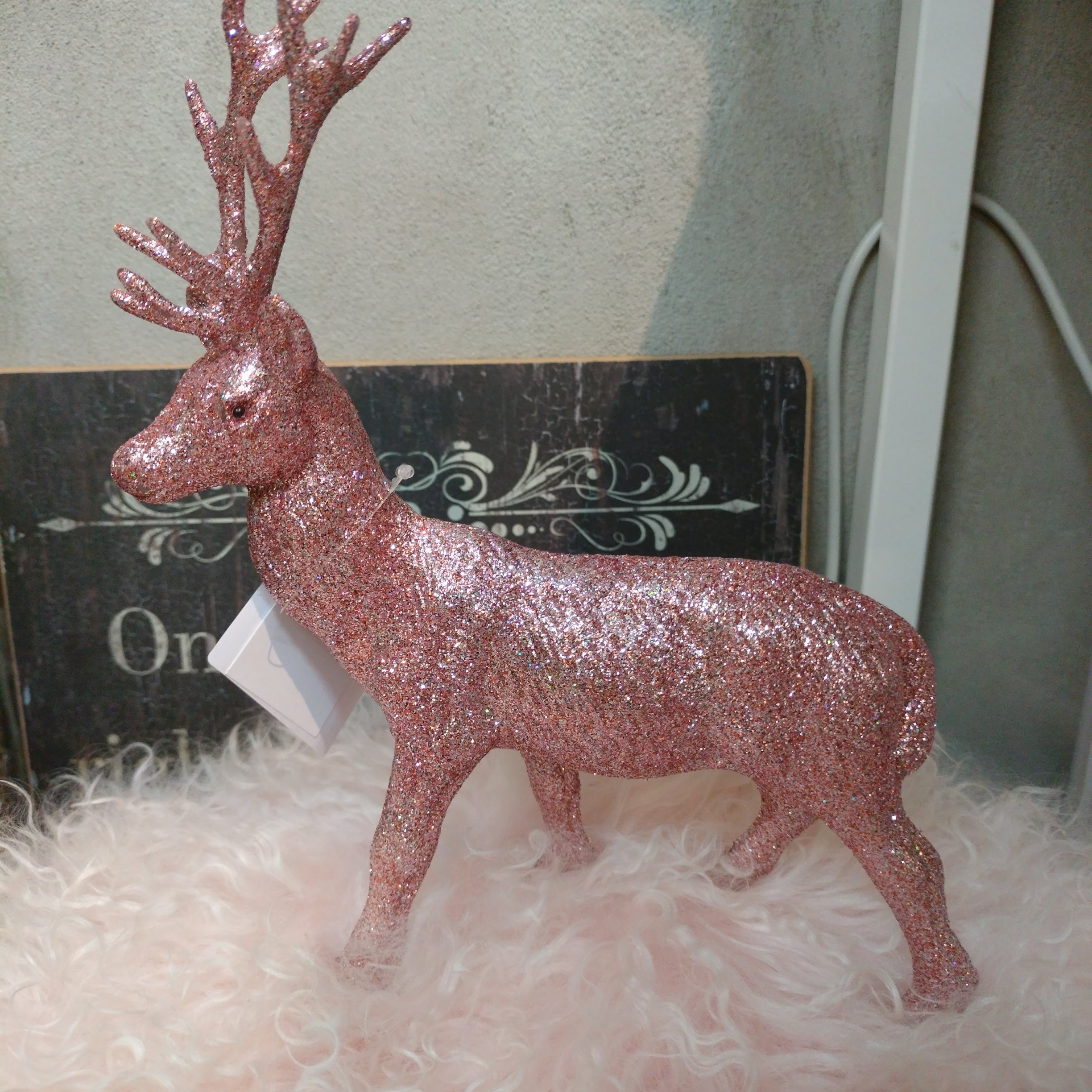 Glitter-Deer 26cm rose