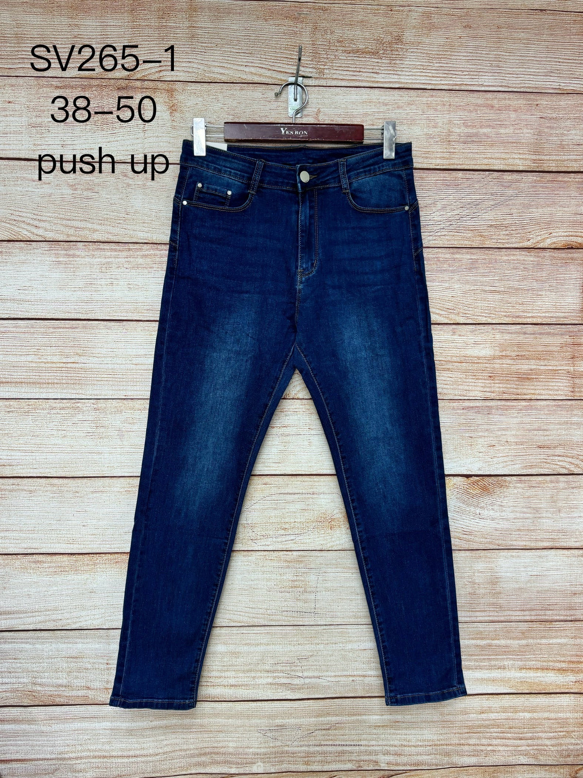 Jeans med push up darkwash