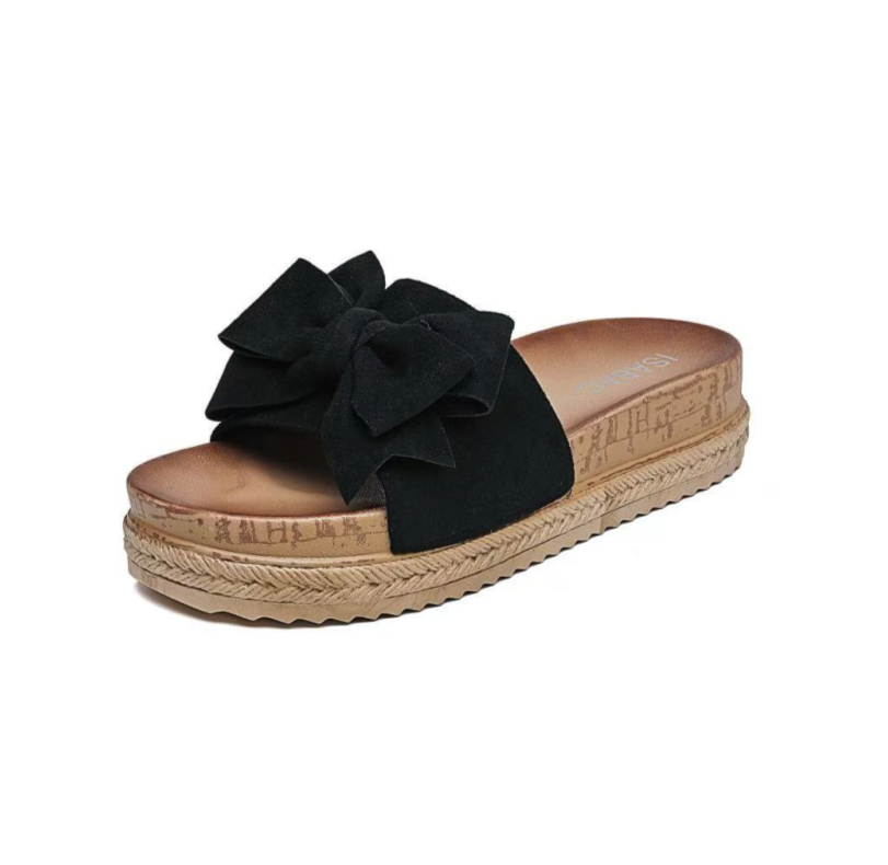 Sandaler med sløjfe by Crystal Shoes