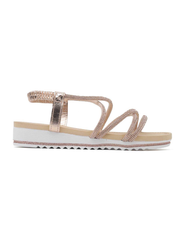 Sandaler med bling og blød bund
