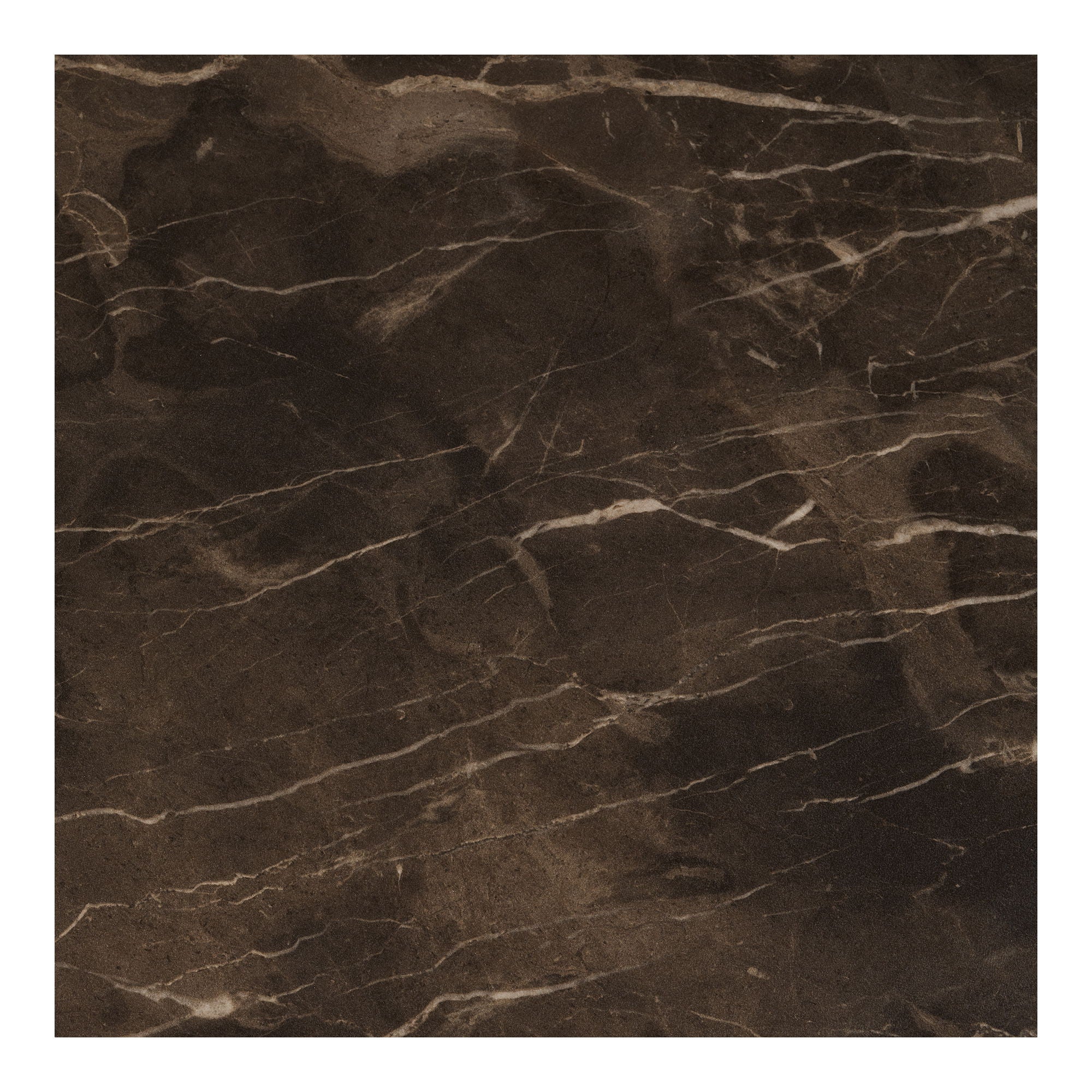Prague Sofabord marmor look brun 60x80x40cm