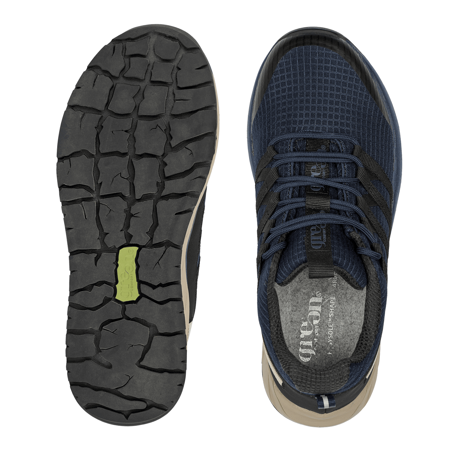 Green Comfort “Path” sneakers