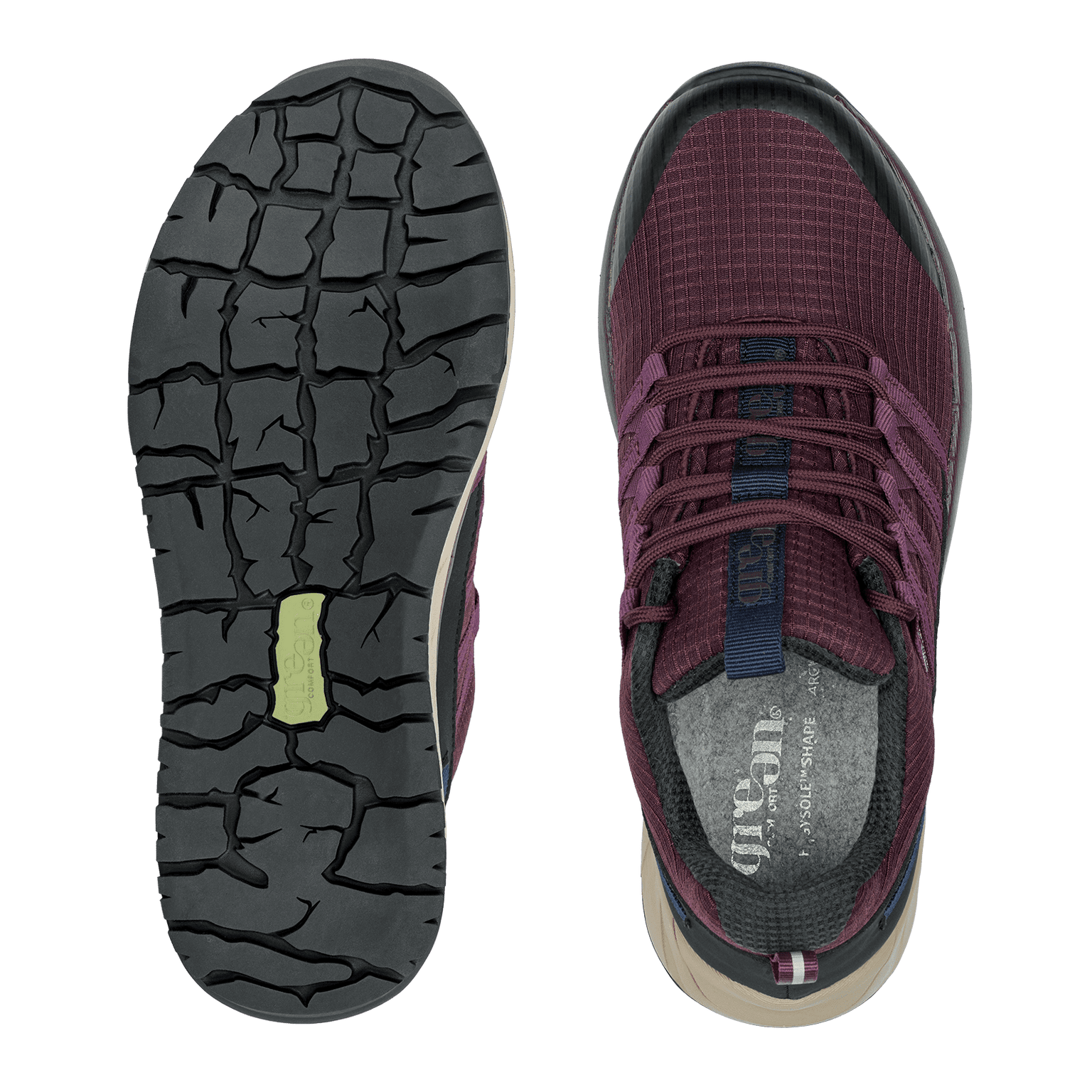 Green Comfort “Path” sneakers