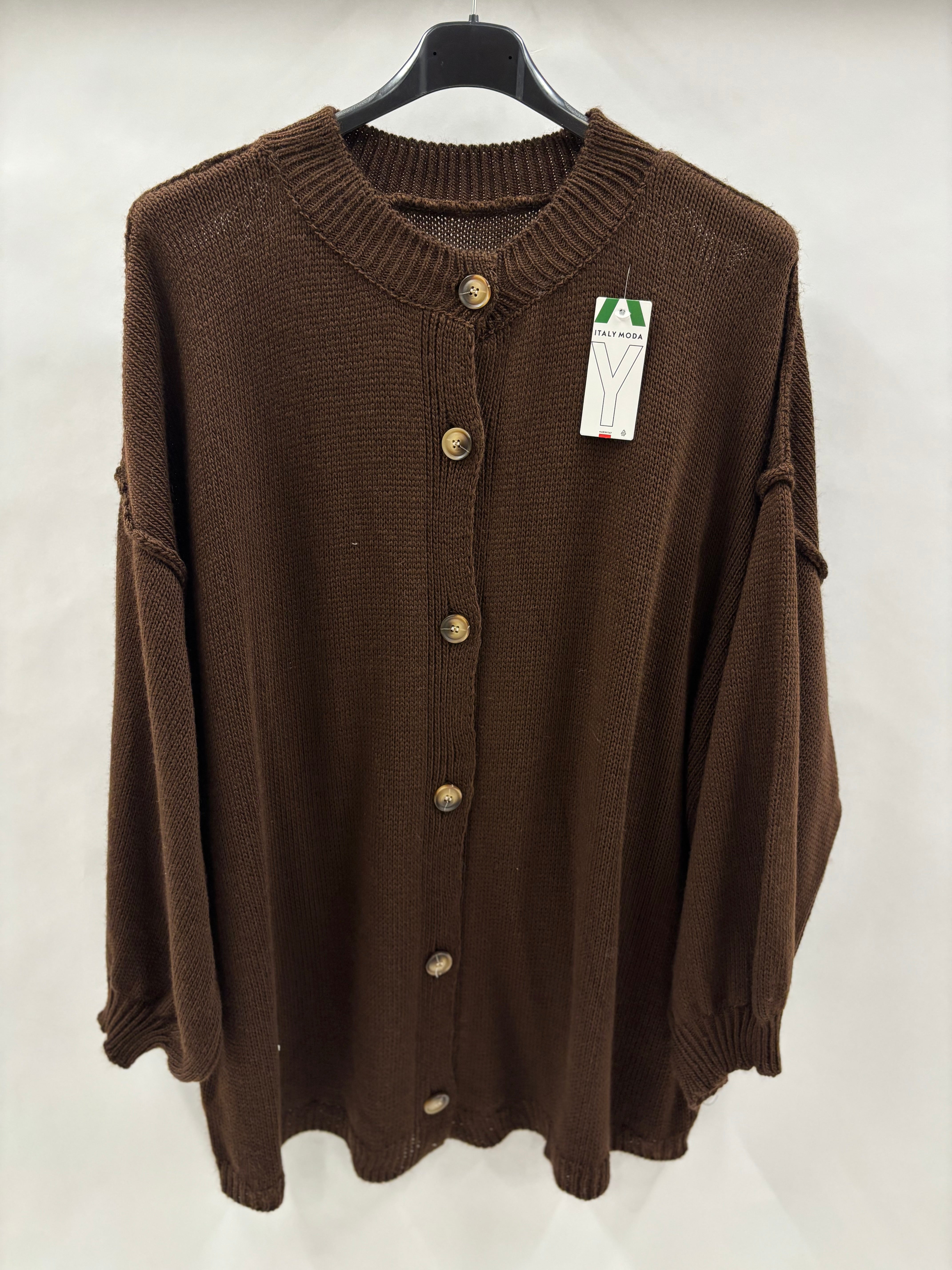 Strikcardigan, Knapper