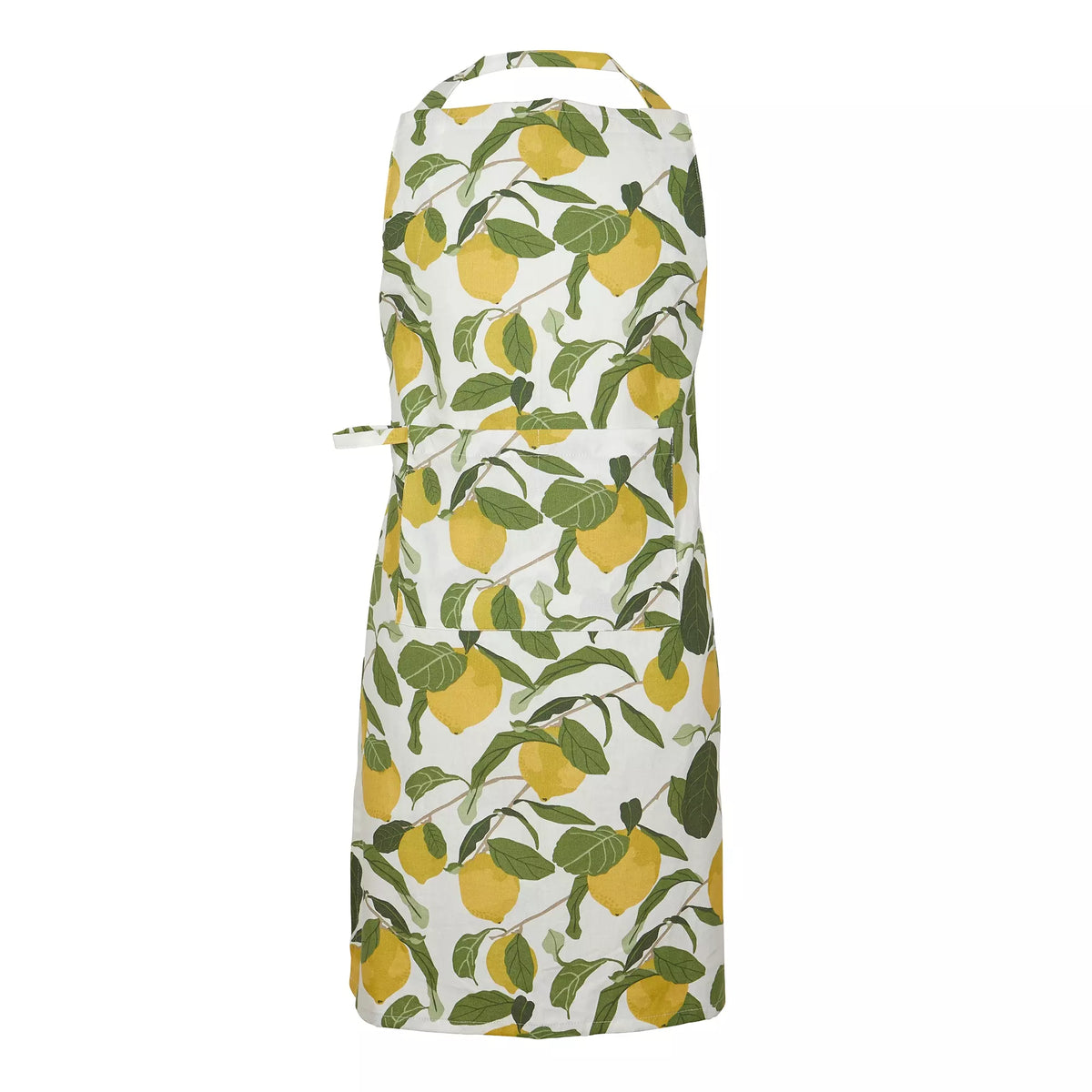 Limone Förkläde Gul 60x90 cm Frisk køkkenglæde med citronprint