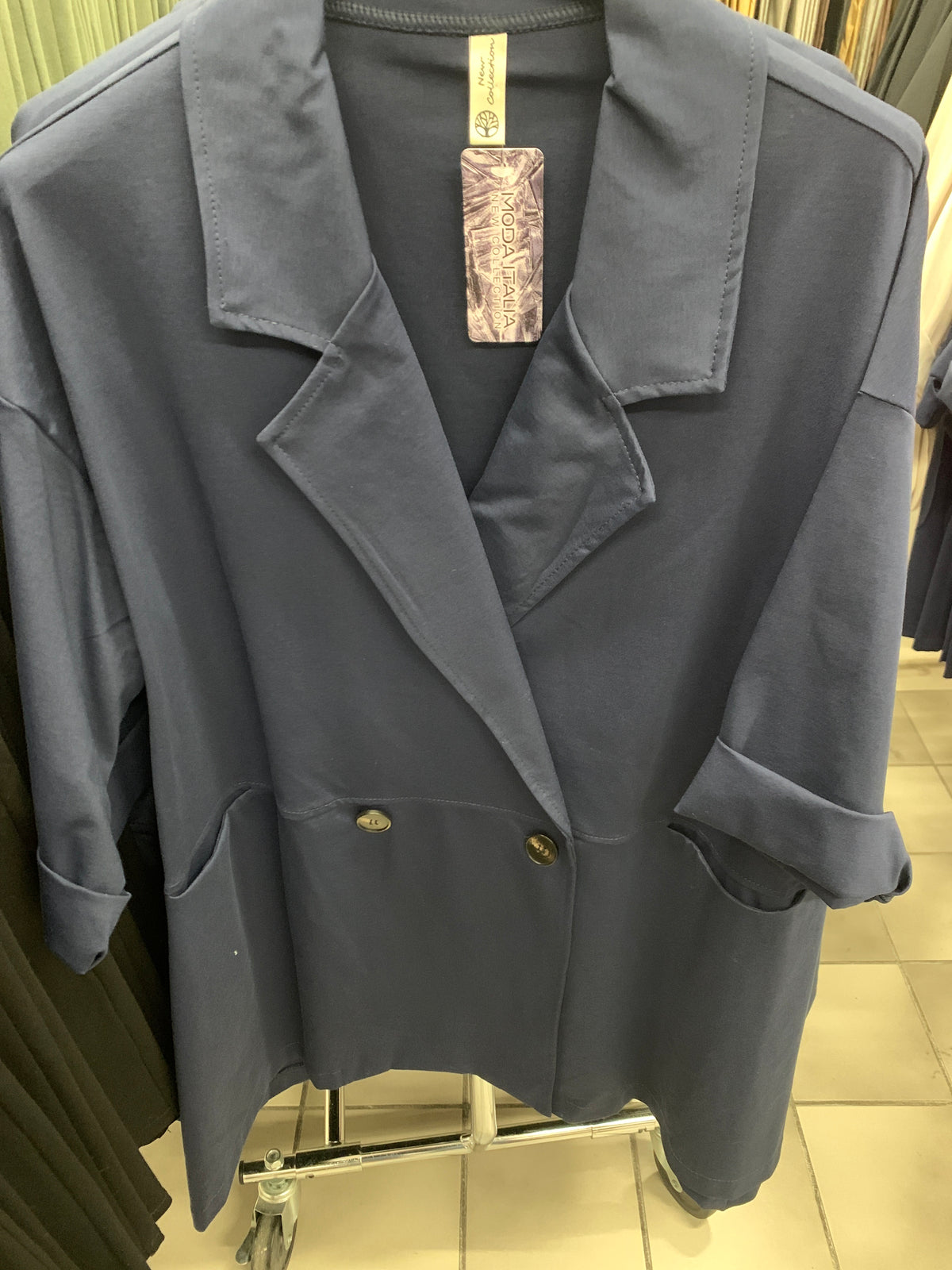 Kortærmet Jersey Blazer