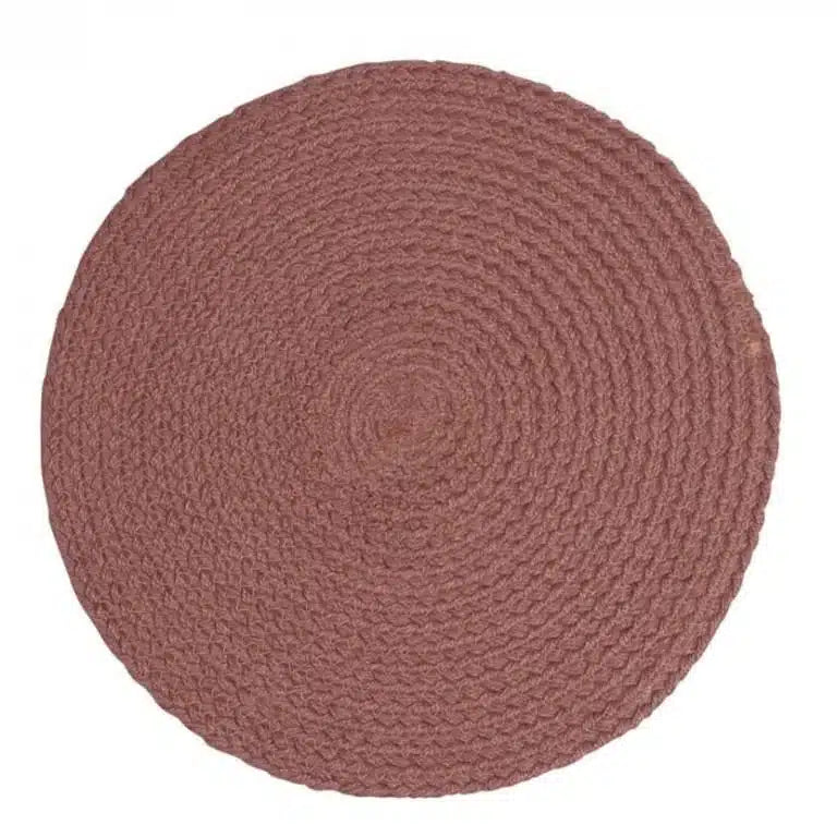Tablett Sigge Rosa Dækkeserviet Ø38 cm Elegant og feminin borddækning