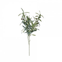 Leaf spray olive green 80cm